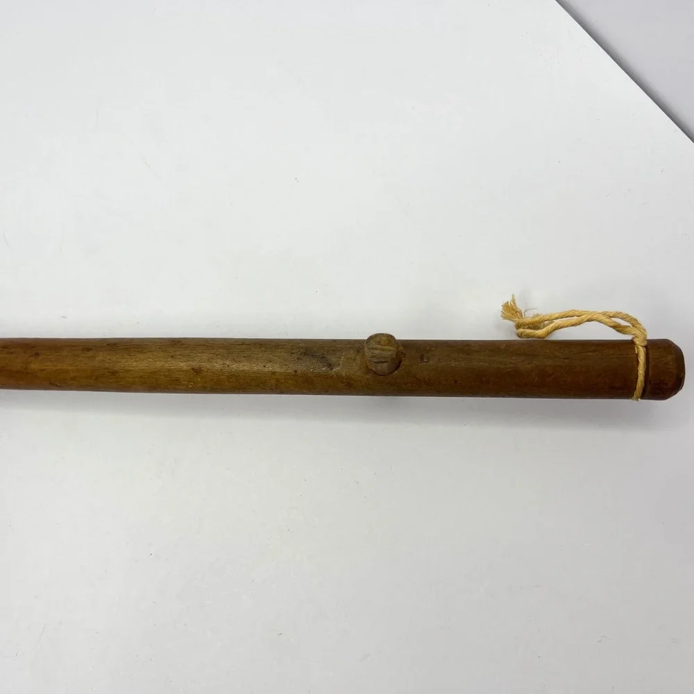 RARE Antique Wooden Dough Spoon 14